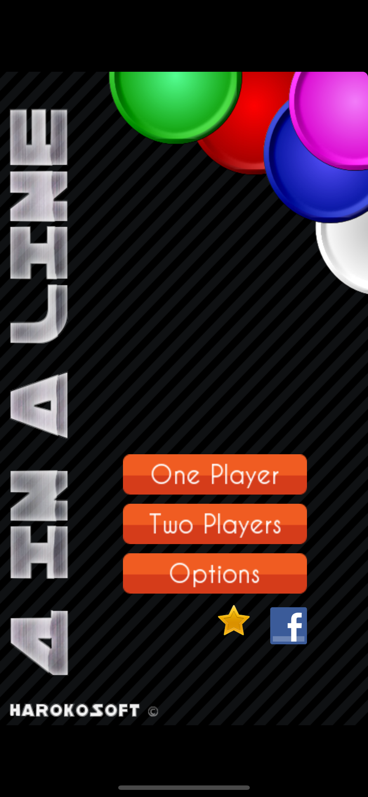 Four in a row (4 in a line)