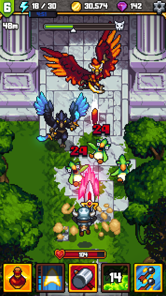 #6. Dash Quest 2 (iOS) 由: Trophy Games Canada Inc.
