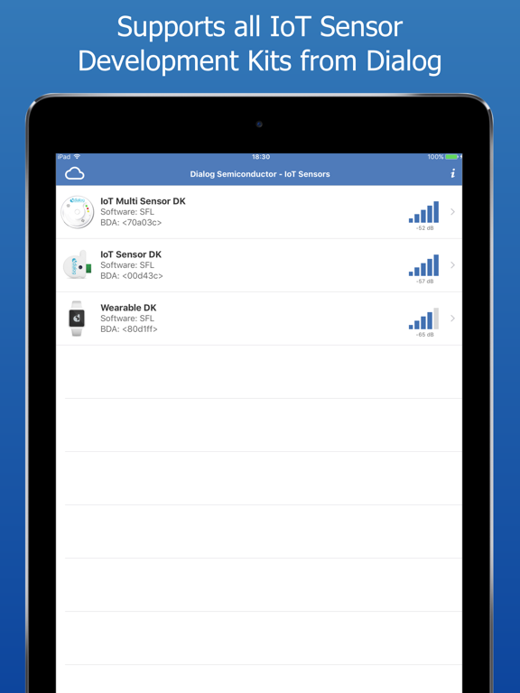 Screenshot #4 pour Dialog IoT Sensors
