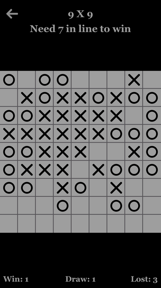 #2. Tic Tac Toe MultiLevel (iOS) Podle: Jogani Bhavesh Keshubhai