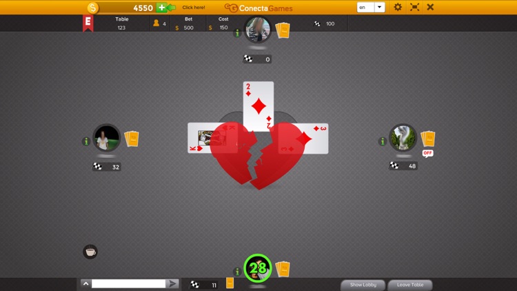 Hearts by ConectaGames screenshot-4
