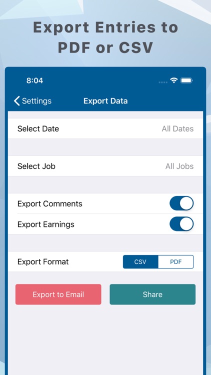 Hours and Pay Tracker: TimeLog screenshot-3