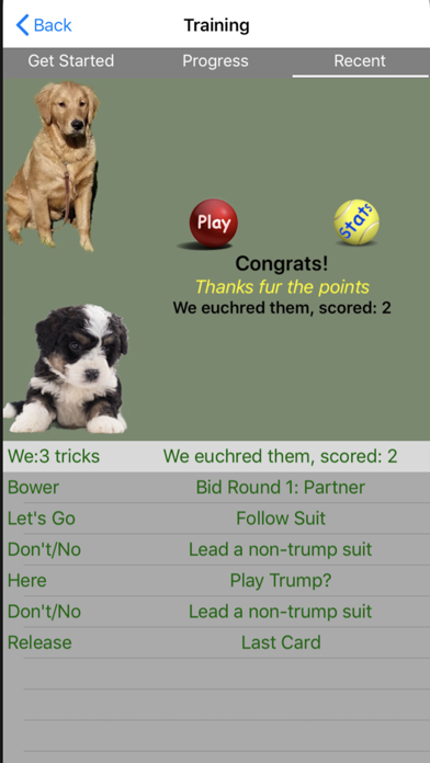 K9 Euchre Screenshot