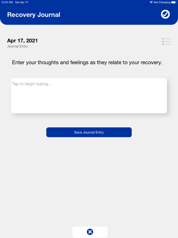 JourneyPure Coaching iPad screenshot 4 - Medical app