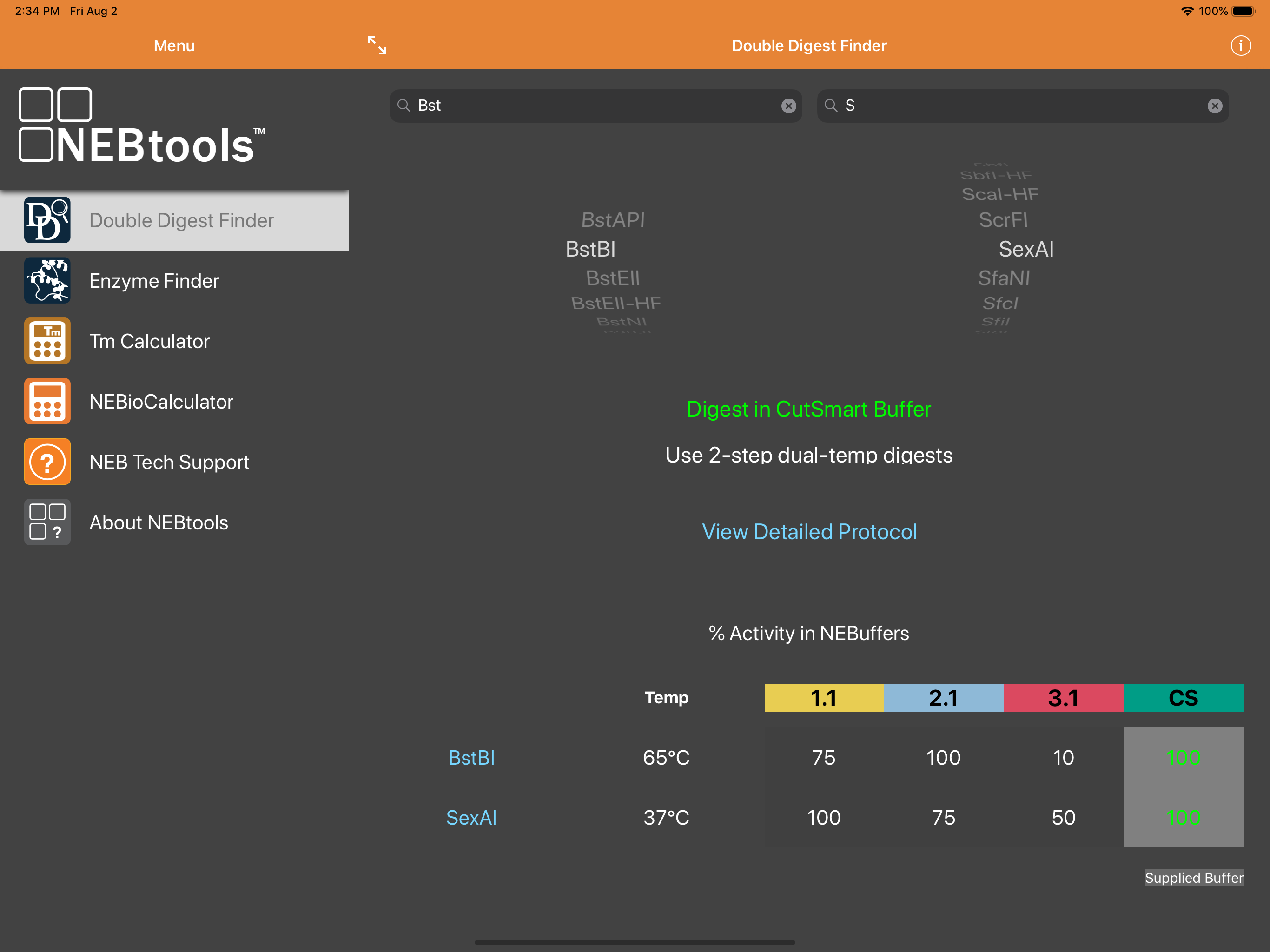 NEB Tools