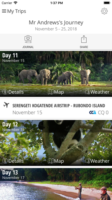 Audley Travel Companion App screenshot 2