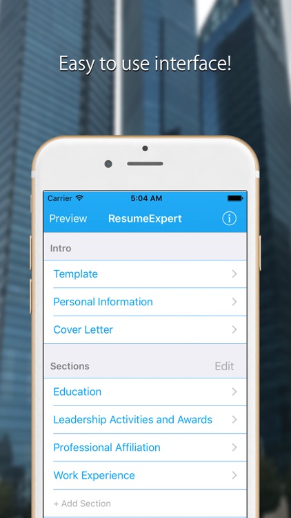 Resume Builder · CV Maker app