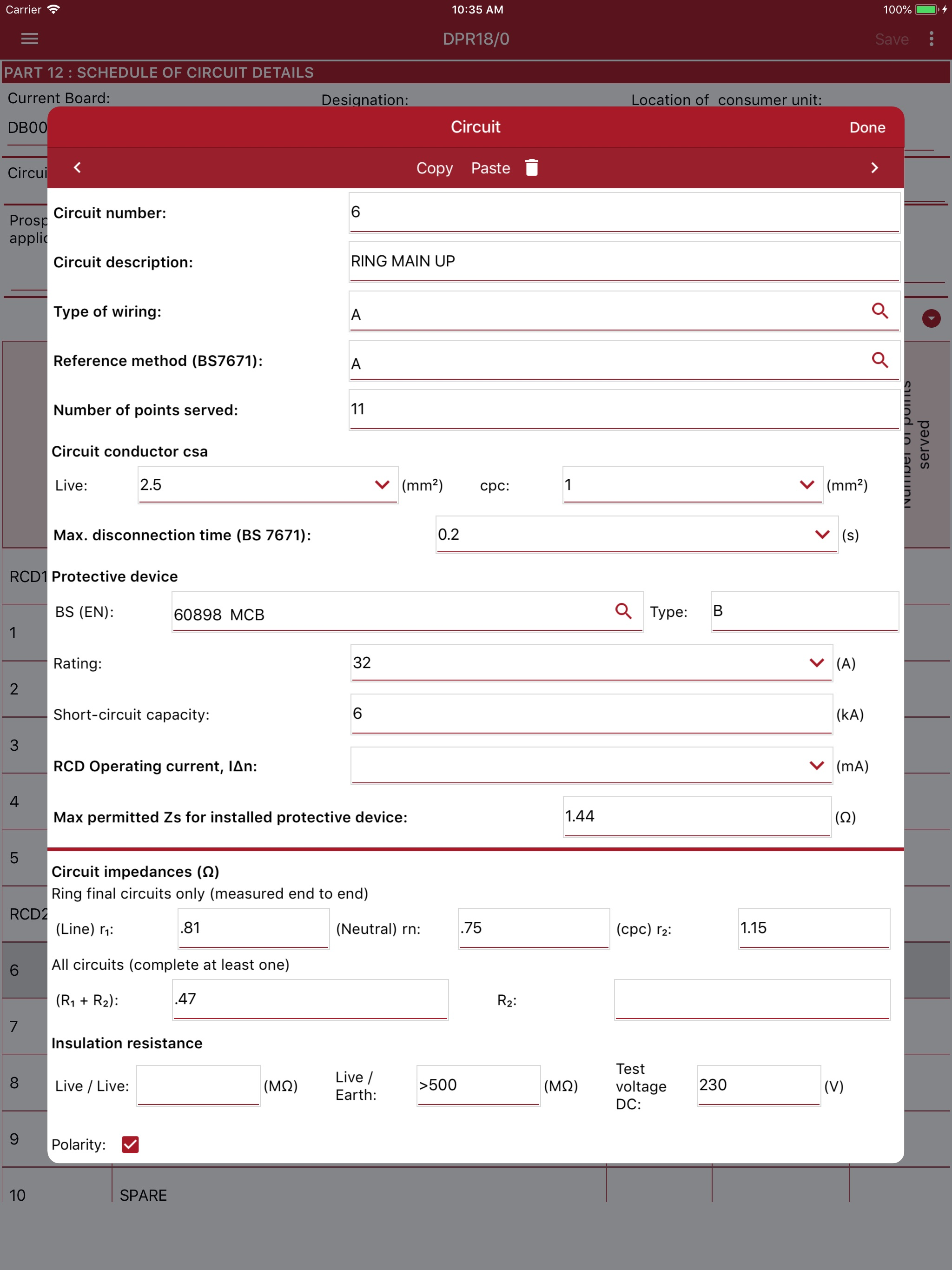 Clik Cert Electrical screenshot 10