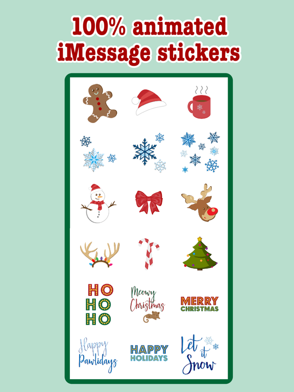 Screenshot #5 pour Christmas - Animated Stickers