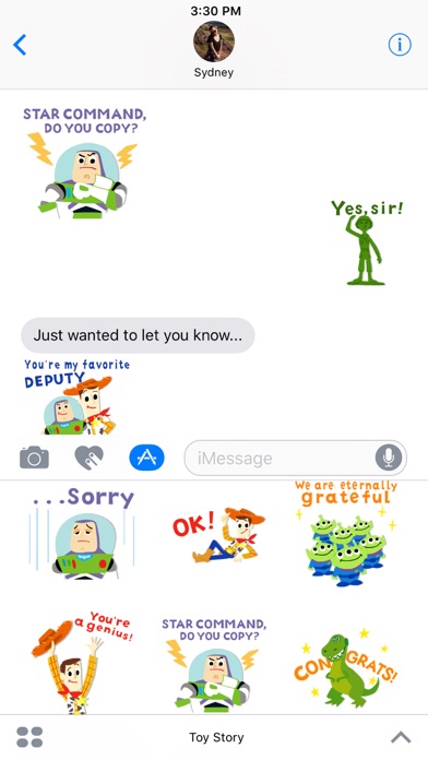 Screenshot #2 pour Pixar Stickers: Toy Story