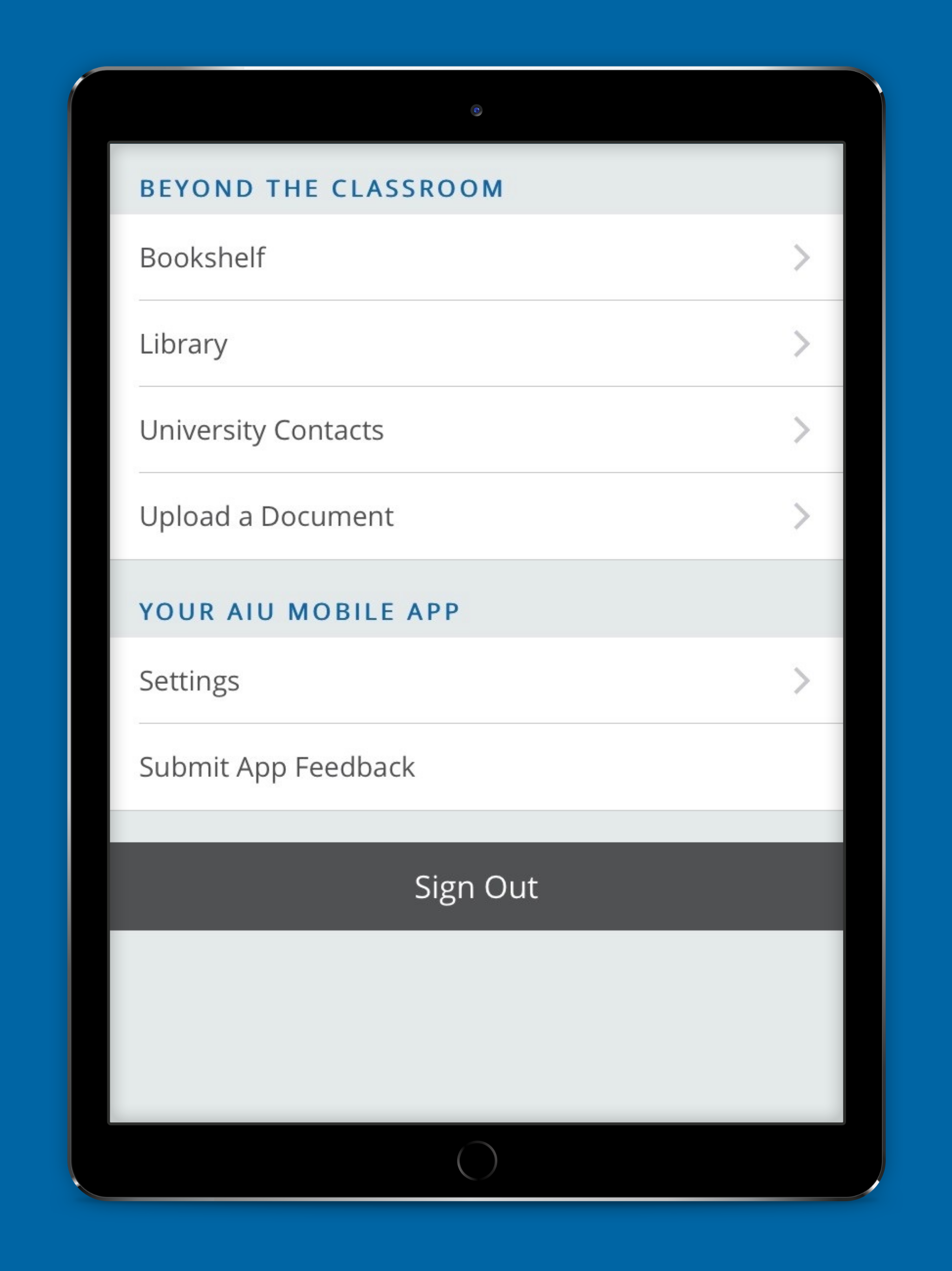 AIU Student Mobile screenshot 17
