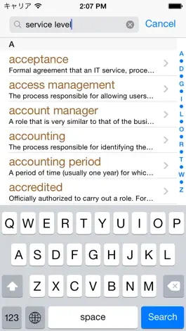 Game screenshot ITIL 2011 Glossary apk