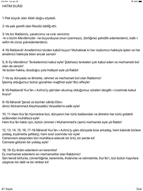 Büyük Cevşen iPad screenshot 5 - Book app