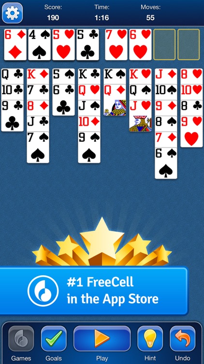FreeCell Solitaire Card Game screenshot-4
