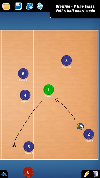 Coach Tactic Board: Volley++