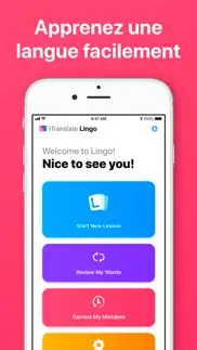 itranslate lingo iPhone Captures Décran 1
