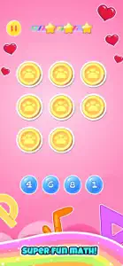 Baby Unicorn Girl Math Games screenshot #2 for iPhone