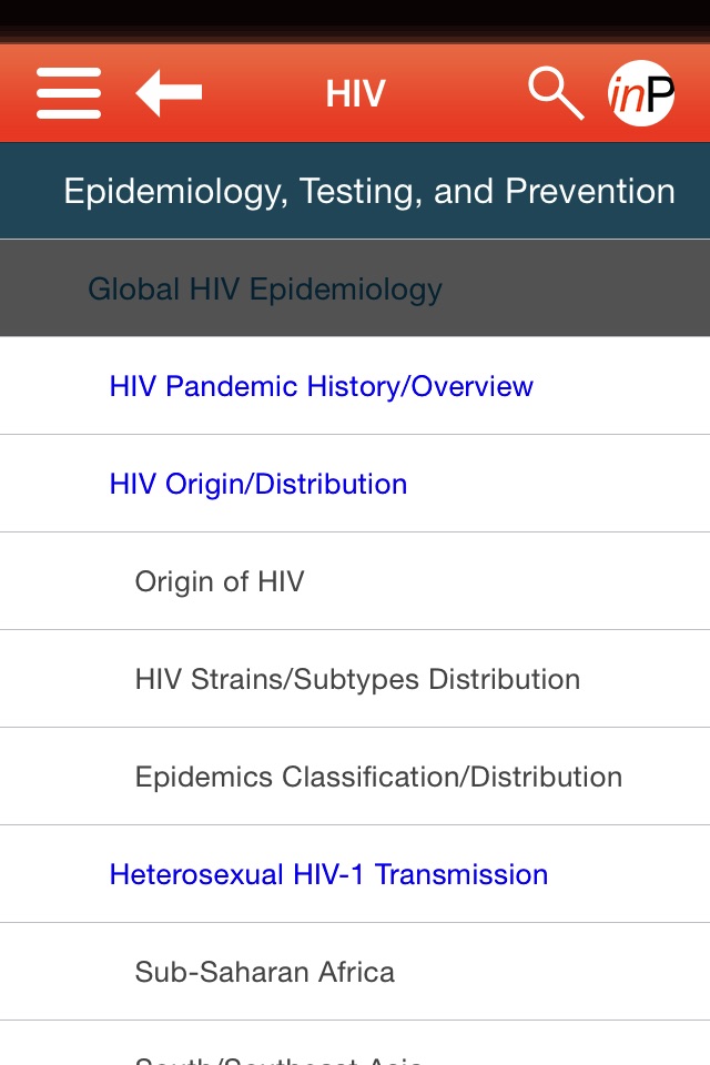 inPractice® HIV screenshot 2