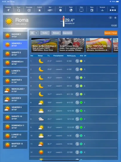 Meteo HD Plus - By ILMeteo.it iPhone-skjermbilde 1