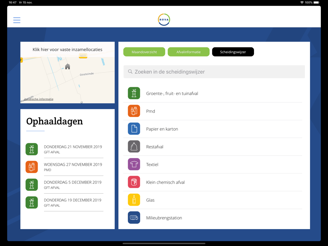 ROVA App voor iPhone, iPad en iPod touch AppWereld