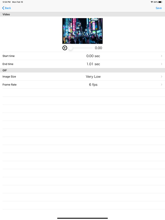 Screenshot #5 pour MyGIF - GIF from Video!