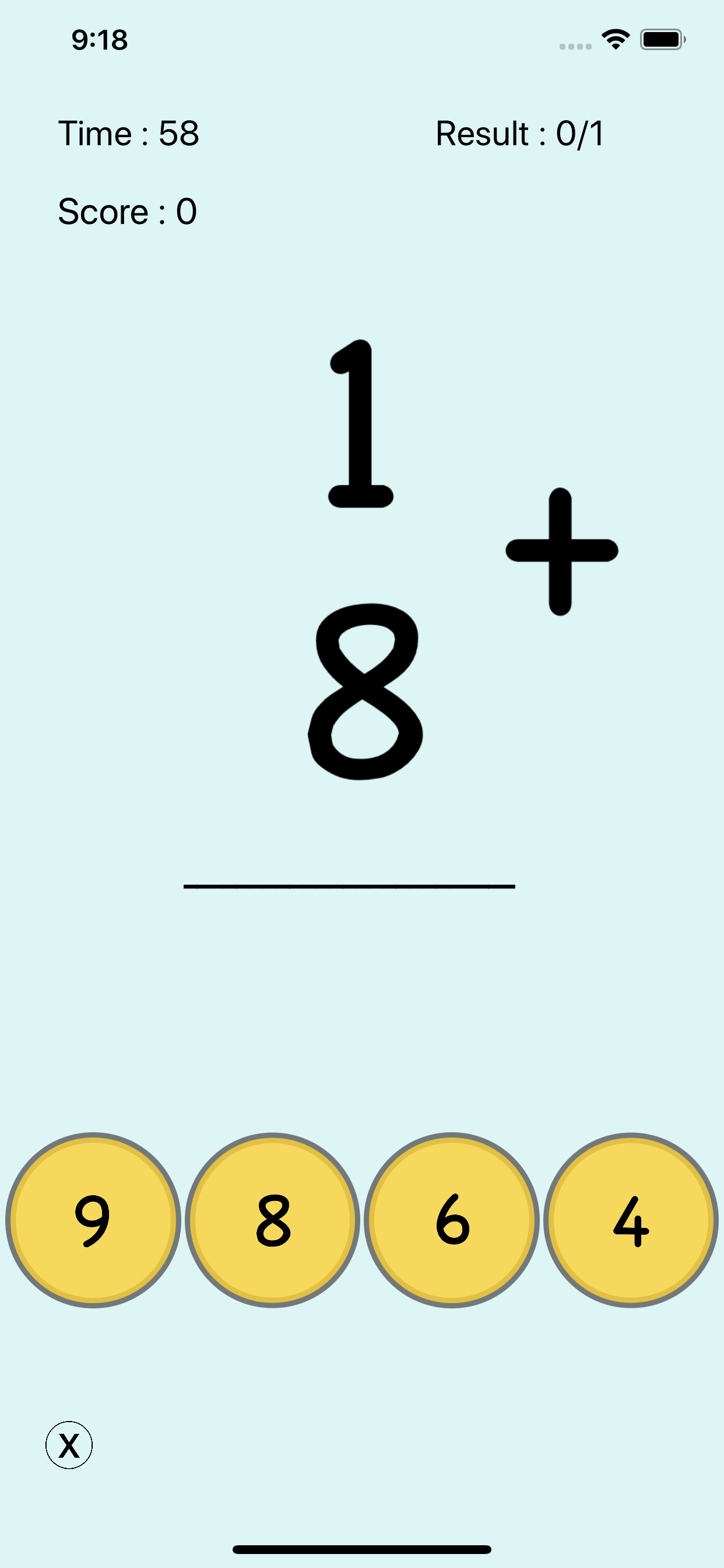 Math Flash Cards - Addition