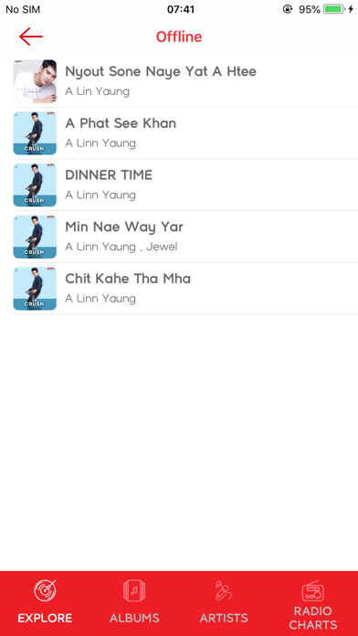 Ooredoo Music (Myanmar) screenshot