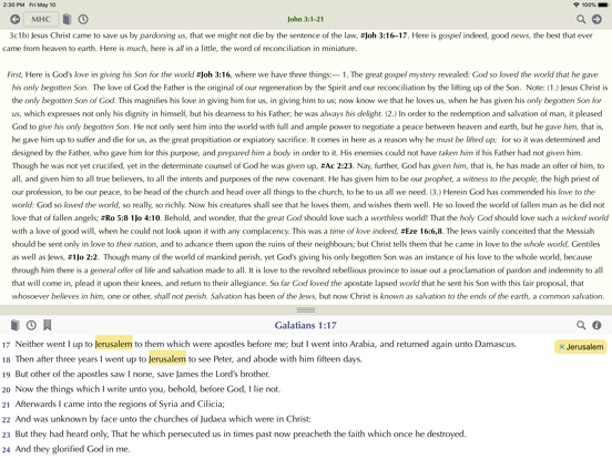 Matthew Henry Study Bible iPad screenshot 6 - Book app