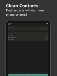 Export Contact to XLS PDF VCF ipad bilder 1