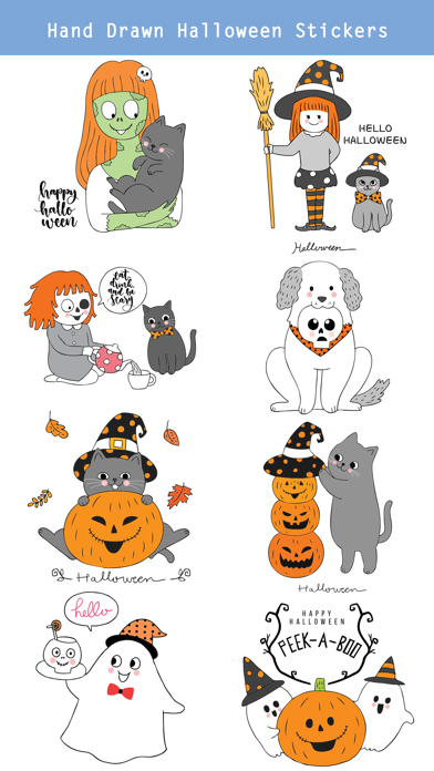 260+ Cute Hand Drawn Halloween Screenshot