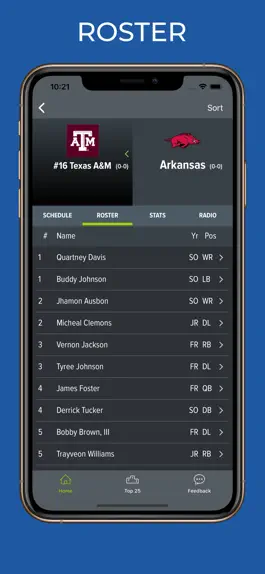 Game screenshot Texas A&M Football Schedules hack
