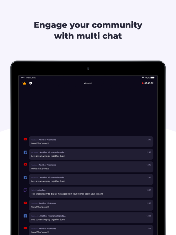 Streamed iPad screenshot 3 - Entertainment app