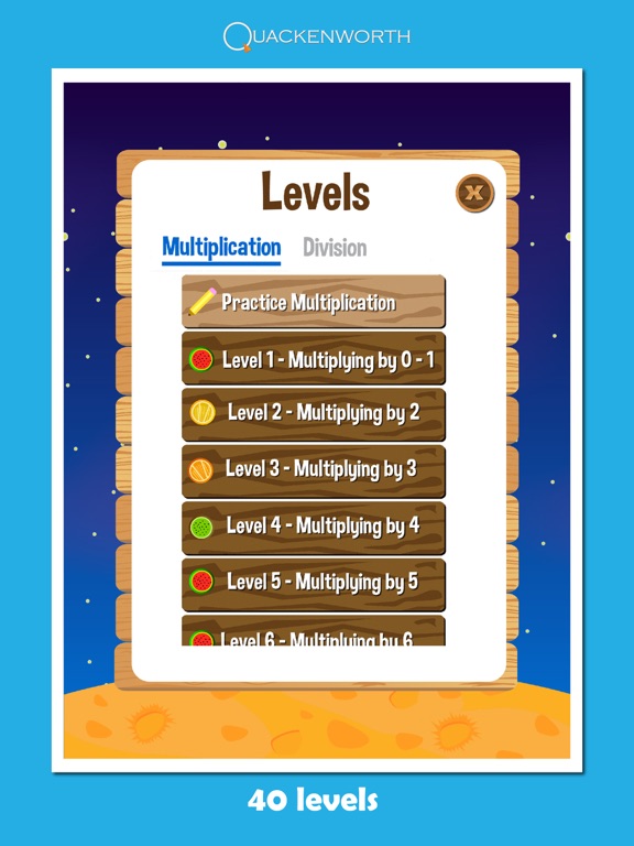 Fruit Rockets Multiplication screenshot 4