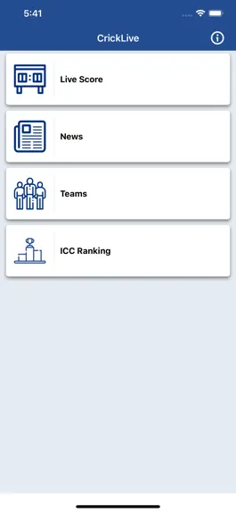 Game screenshot CrickLive - Live Cricket Score apk