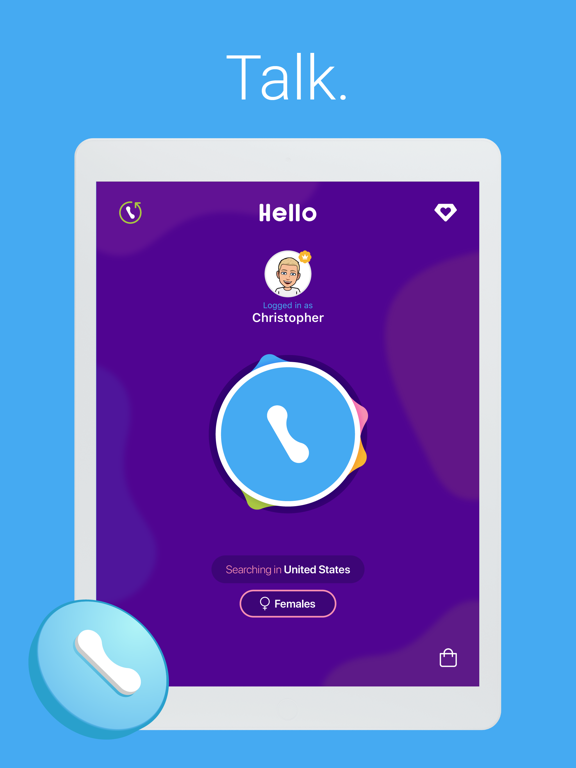 Screenshot #4 pour Hello - Talk, Chat & Meet