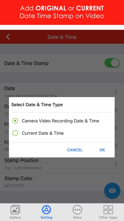 Auto timestamp & text to video screenshot-4