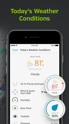 Weather Underground: Local Map iPhone image 3