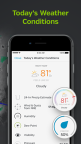 Weather Underground: Local Map screenshot