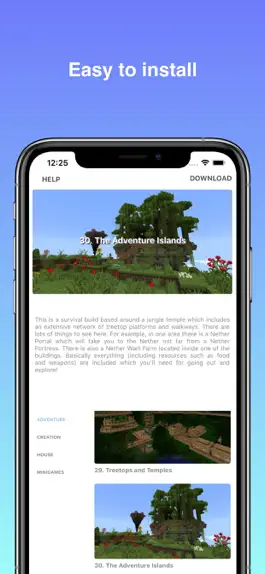 Game screenshot Maps For Minecraft - PE apk
