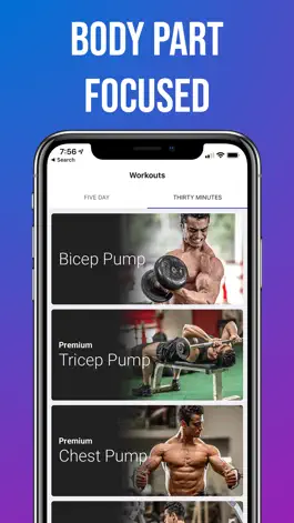 Game screenshot PUMPS: Men's Gym Workouts apk