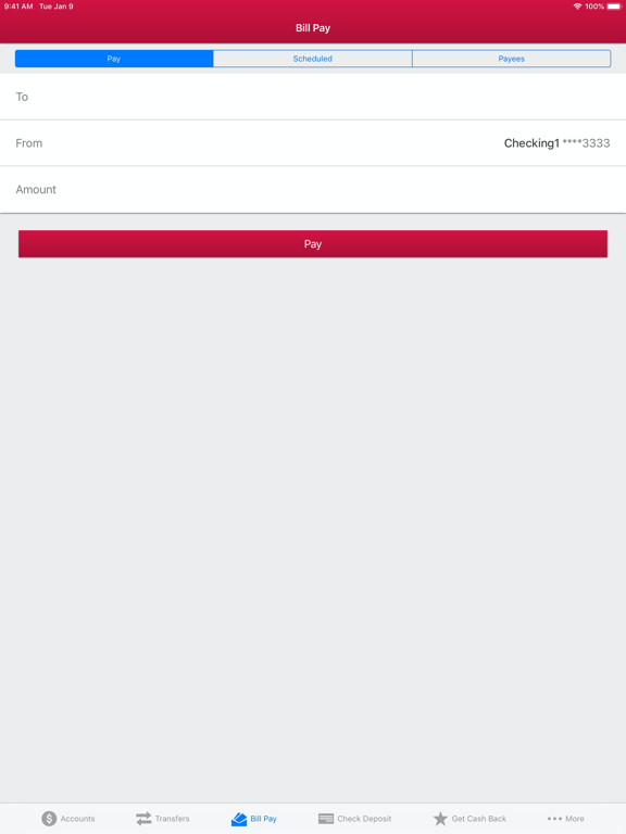 OHecu Mobile Banking iPad screenshot 5 - Finance app
