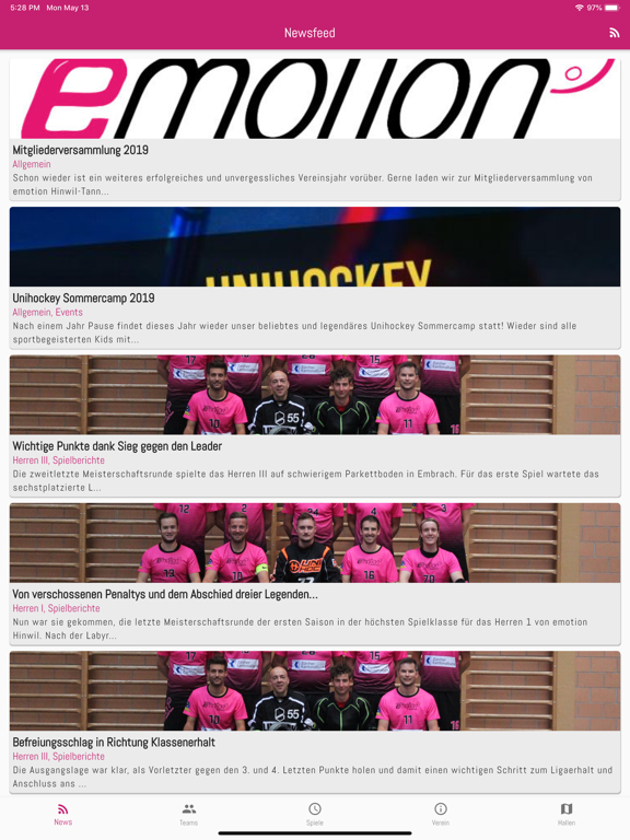 Screenshot #4 pour Unihockey emotion Hinwil-Tann