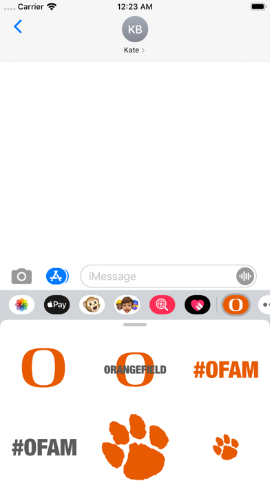 #OFAM Stickers iPhone screenshot 1 - Social Networking app