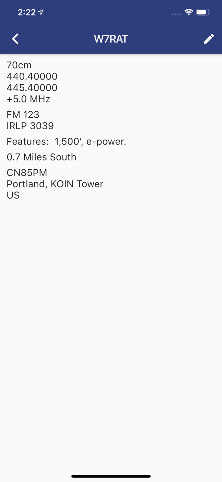 RepeaterBook screenshot 4