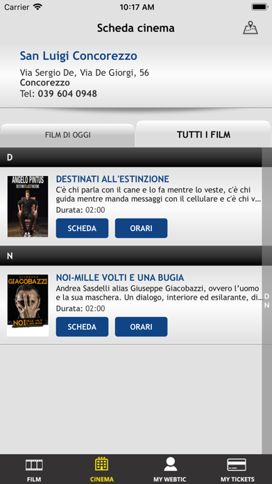 Screenshot #2 pour Webtic San Luigi Cineteatro