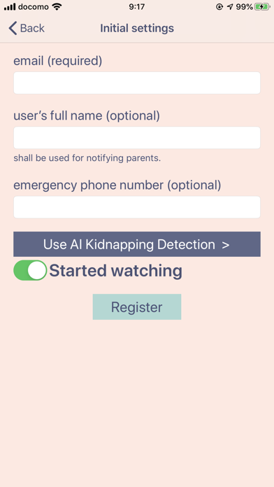 KidnapDetector / Protect Kids screenshot 2