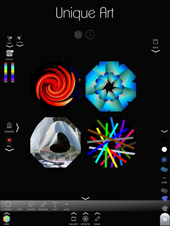 InGrid Rainbow iPad screenshot 3 - Productivity app