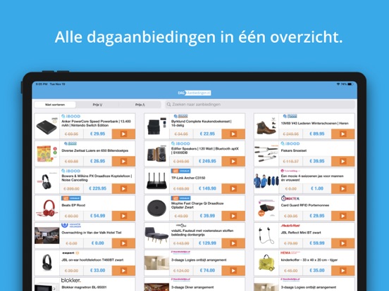 Dagaanbiedingen: Aanbiedingen iPad app afbeelding 1