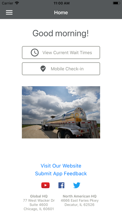 ADM Facility Logistics Screenshot