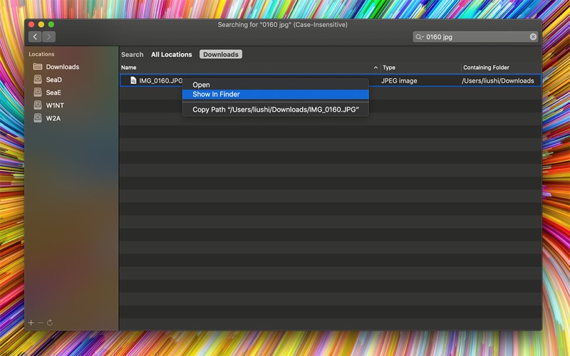 Screenshot #1 pour Offline Disks File Searcher